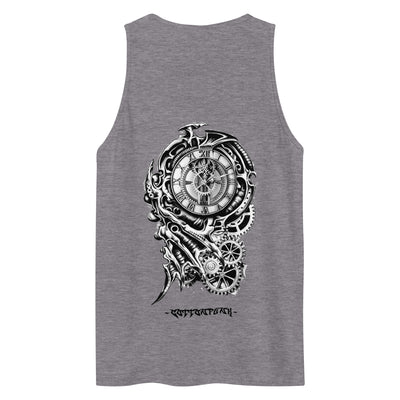 TIME KILLA 2 - Mens Sleeveless T-Shirt - BACK PRINT