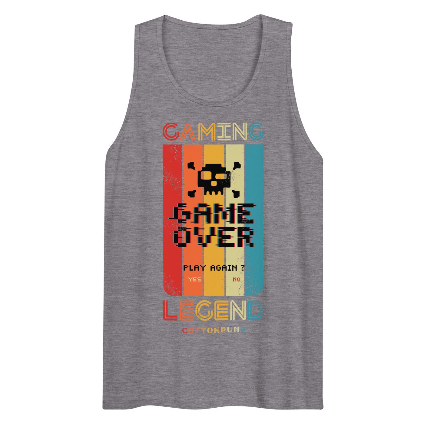 GAMING LEGEND - Mens Sleeveless T-Shirt - FRONT PRINT