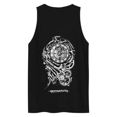 TIME KILLA 2 - Mens Sleeveless T-Shirt - BACK PRINT