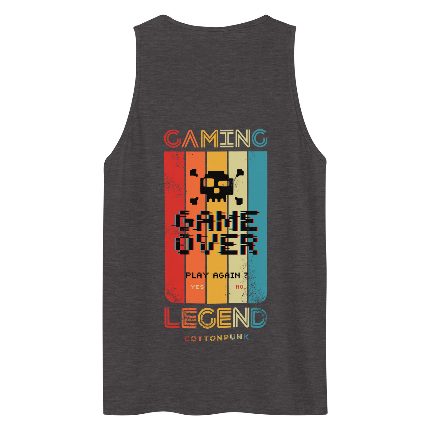 GAMING LEGEND - Mens Sleeveless T-Shirt - BACK PRINT