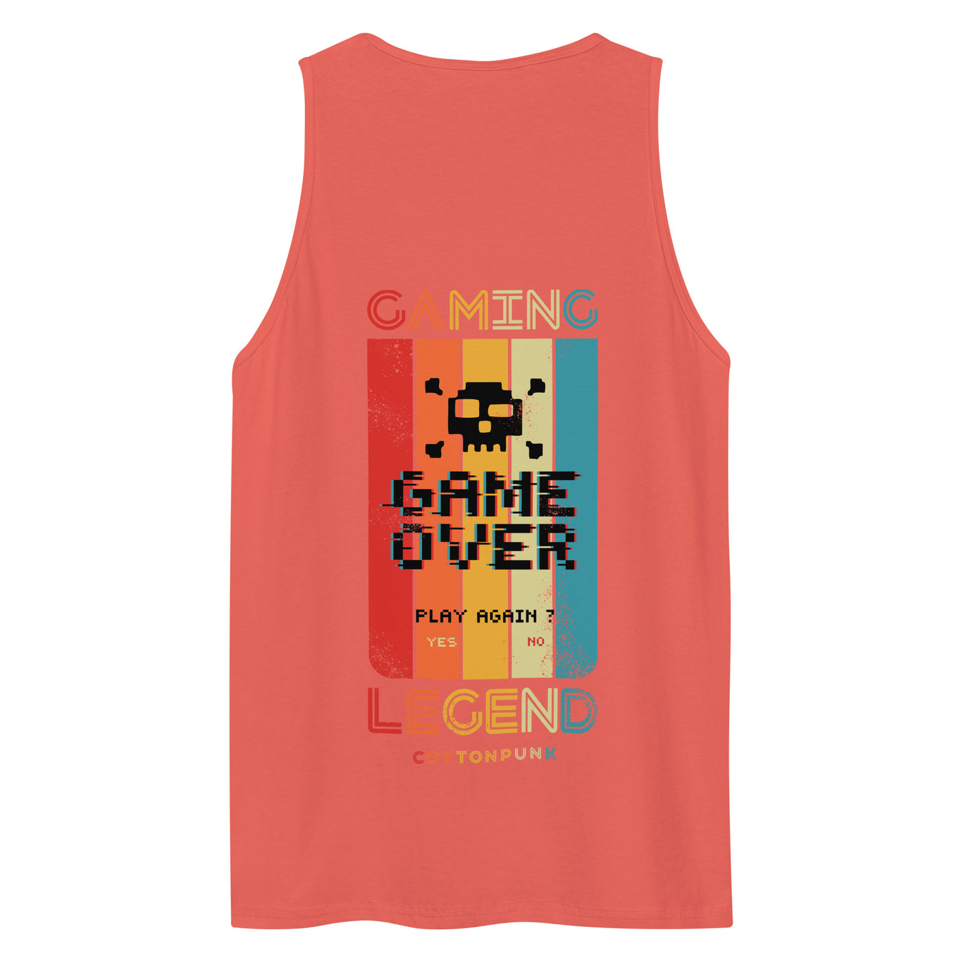 GAMING LEGEND - Mens Sleeveless T-Shirt - BACK PRINT