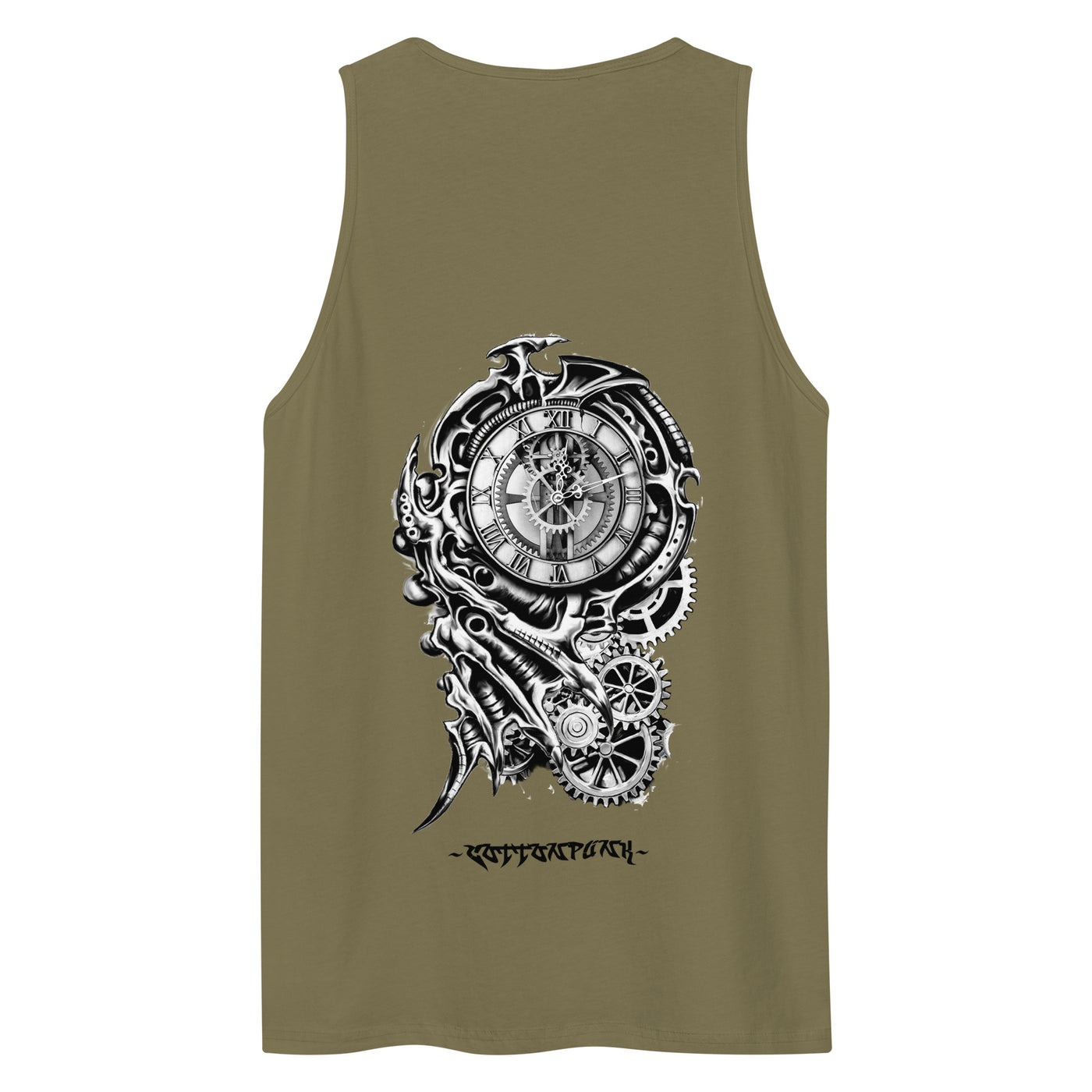 TIME KILLA 2 - Mens Sleeveless T-Shirt - BACK PRINT