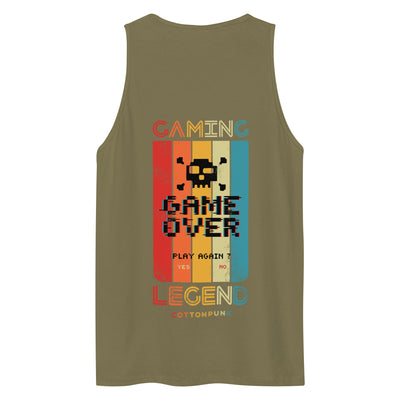 GAMING LEGEND - Mens Sleeveless T-Shirt - BACK PRINT