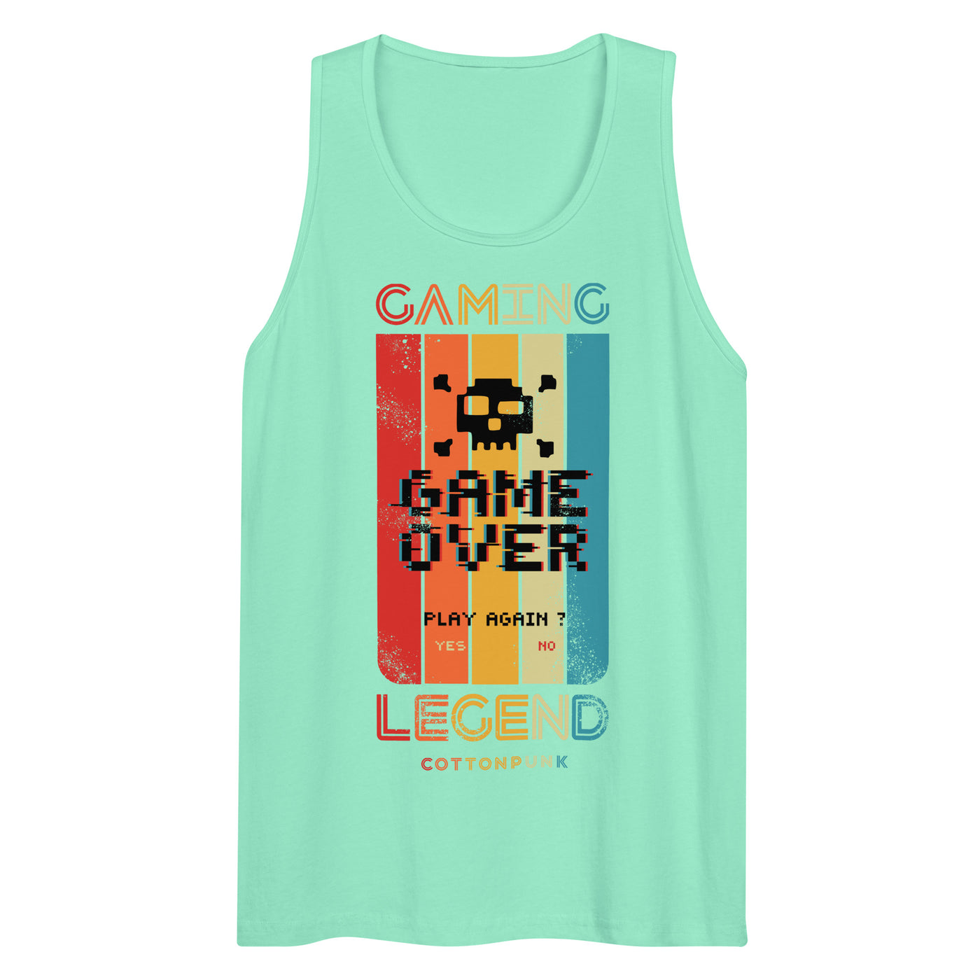 GAMING LEGEND - Mens Sleeveless T-Shirt - FRONT PRINT