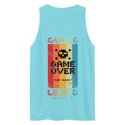 GAMING LEGEND - Mens Sleeveless T-Shirt - BACK PRINT