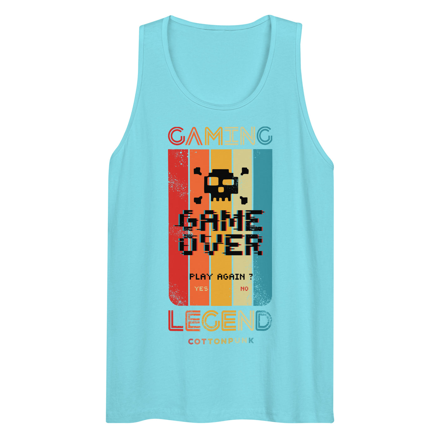 GAMING LEGEND - Mens Sleeveless T-Shirt - FRONT PRINT