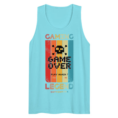 GAMING LEGEND - Mens Sleeveless T-Shirt - FRONT PRINT