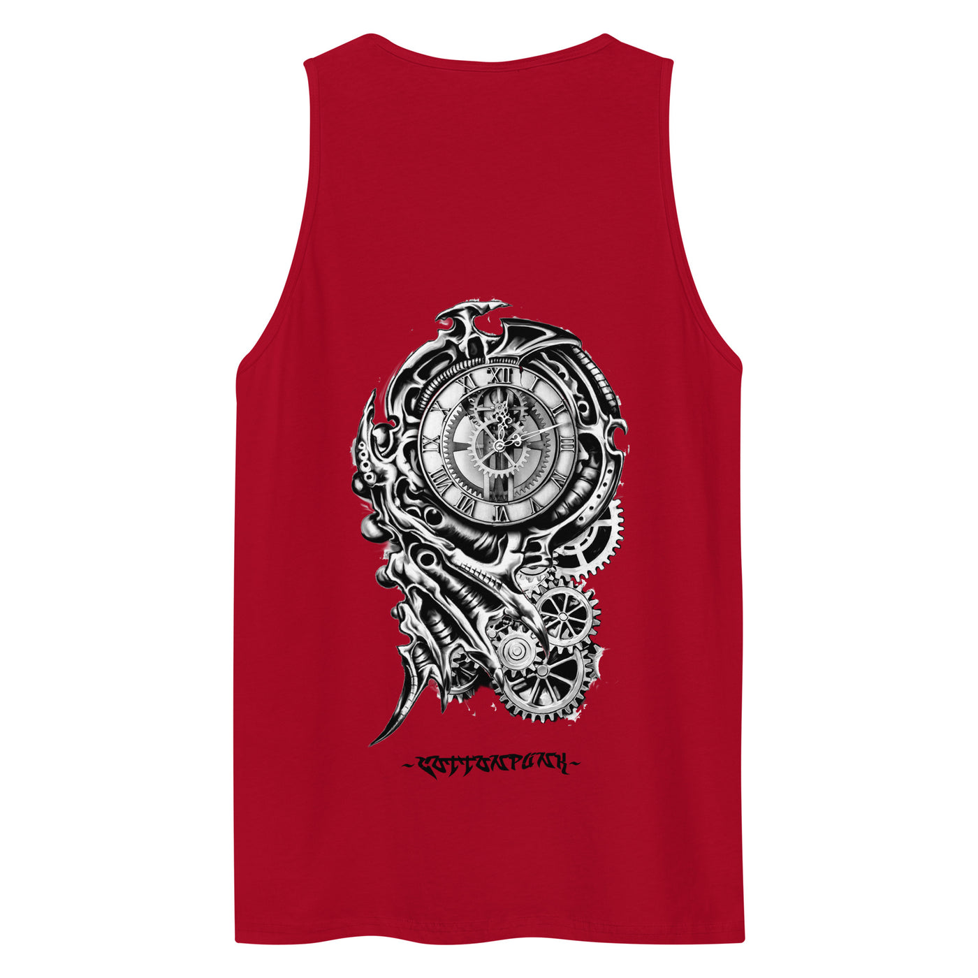 TIME KILLA 2 - Mens Sleeveless T-Shirt - BACK PRINT