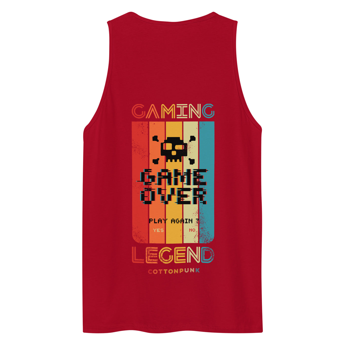 GAMING LEGEND - Mens Sleeveless T-Shirt - BACK PRINT