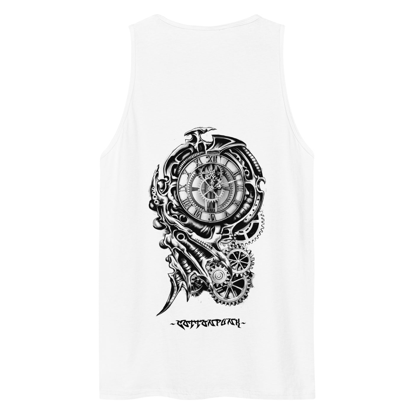 TIME KILLA 2 - Mens Sleeveless T-Shirt - BACK PRINT