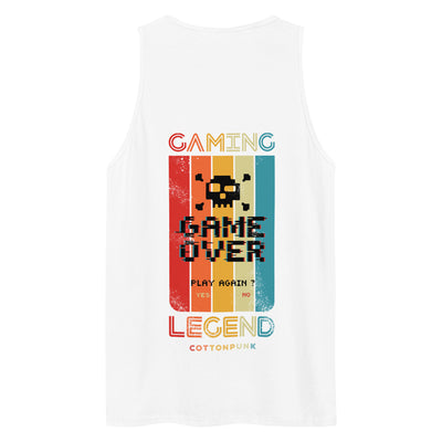 GAMING LEGEND - Mens Sleeveless T-Shirt - BACK PRINT