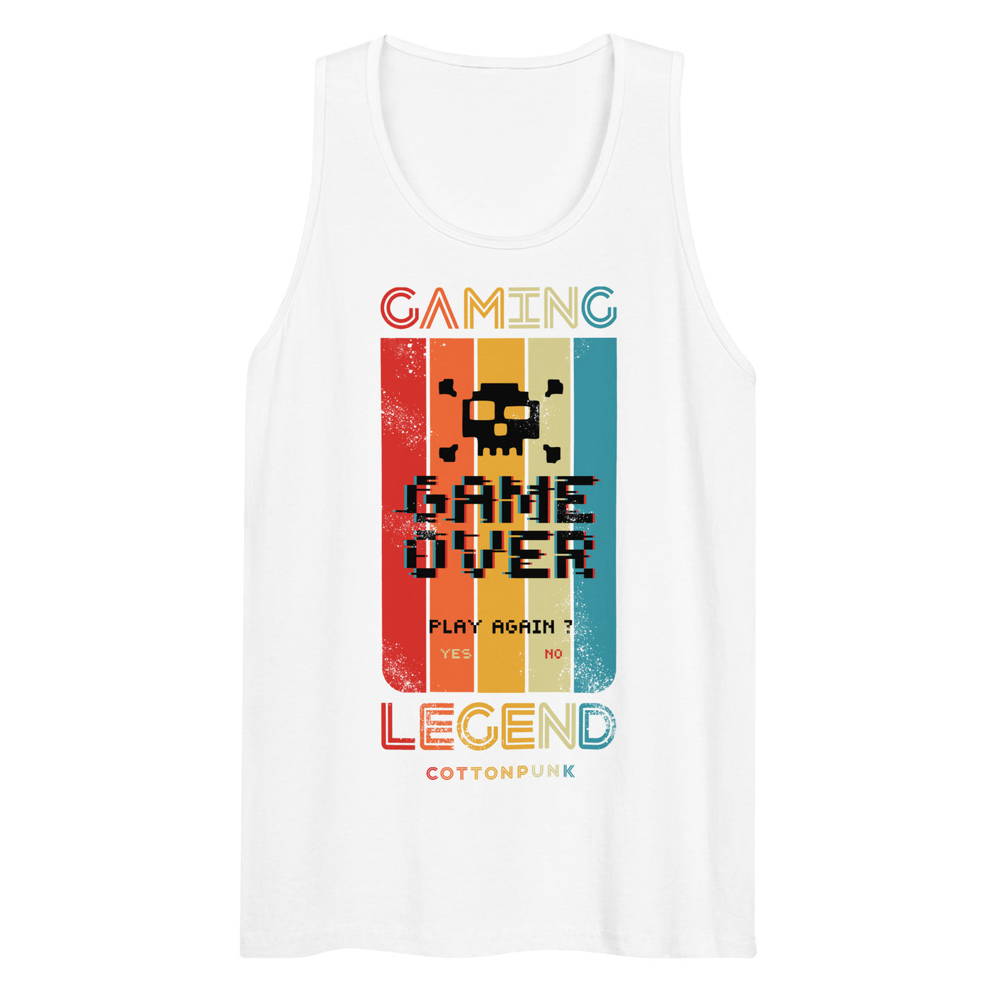 GAMING LEGEND - Mens Sleeveless T-Shirt - FRONT PRINT