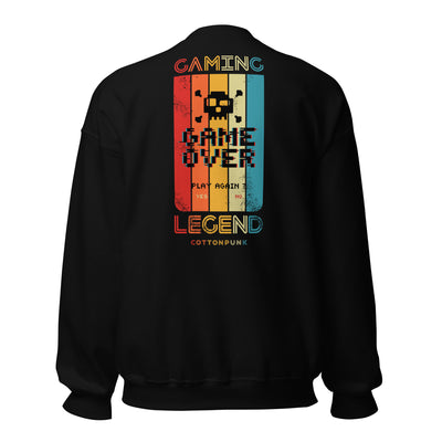 GAMING LEGEND - Mens Sweatshirt - BACK PRINT