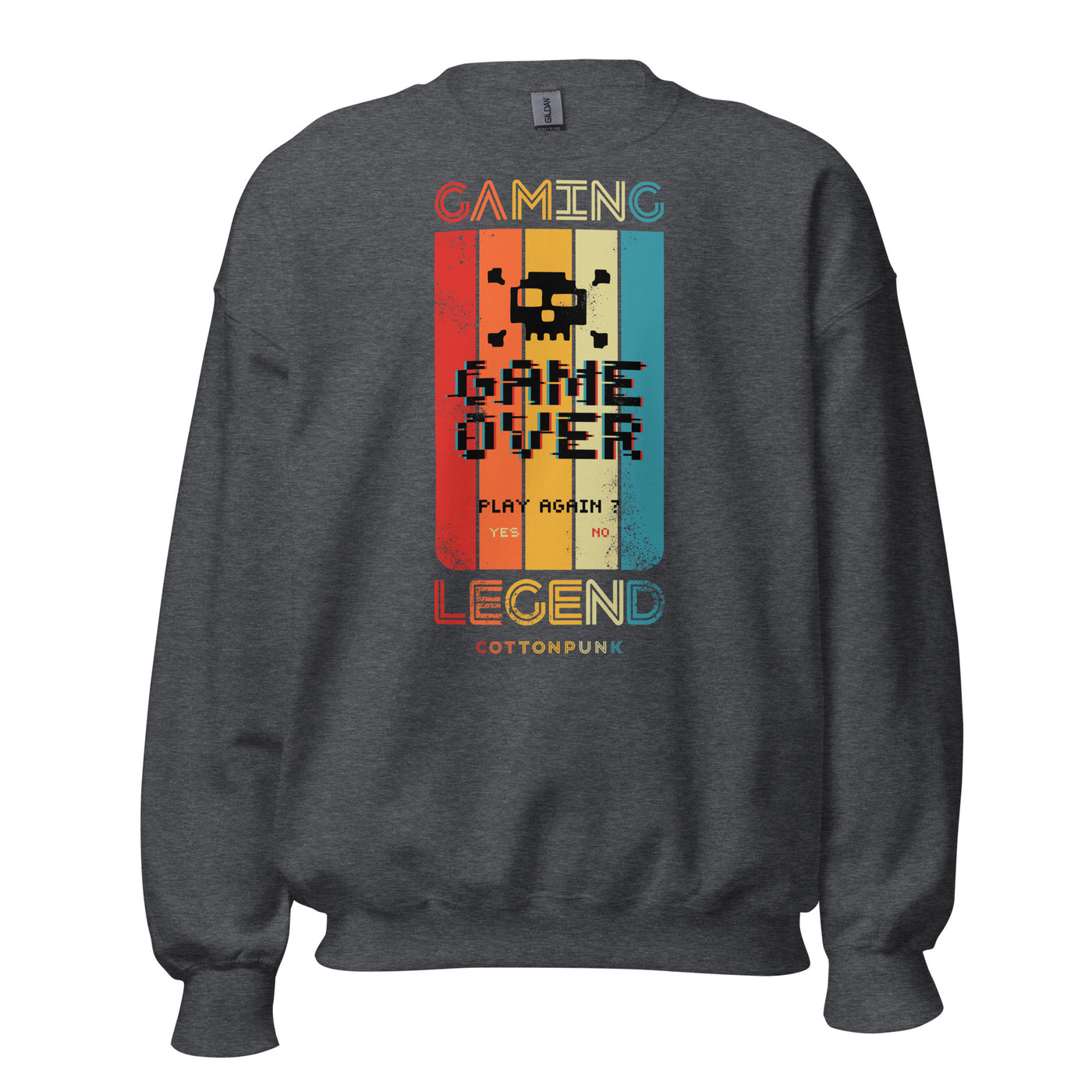 GAMING LEGEND - Mens Sweatshirt - FRONT PRINT