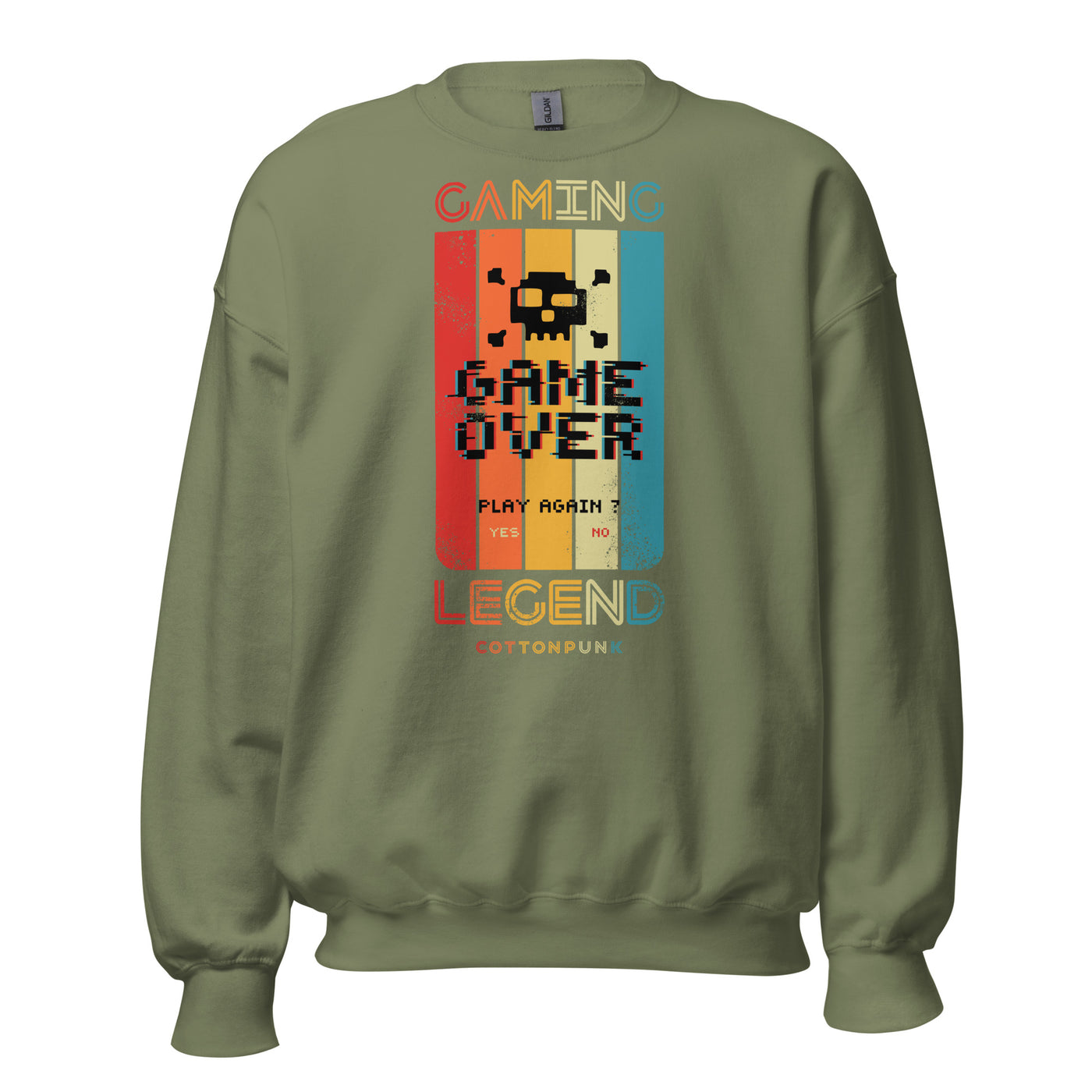 GAMING LEGEND - Mens Sweatshirt - FRONT PRINT