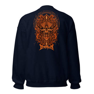 DEATHMOTH III - Mens Sweatshirt - BACK PRINT