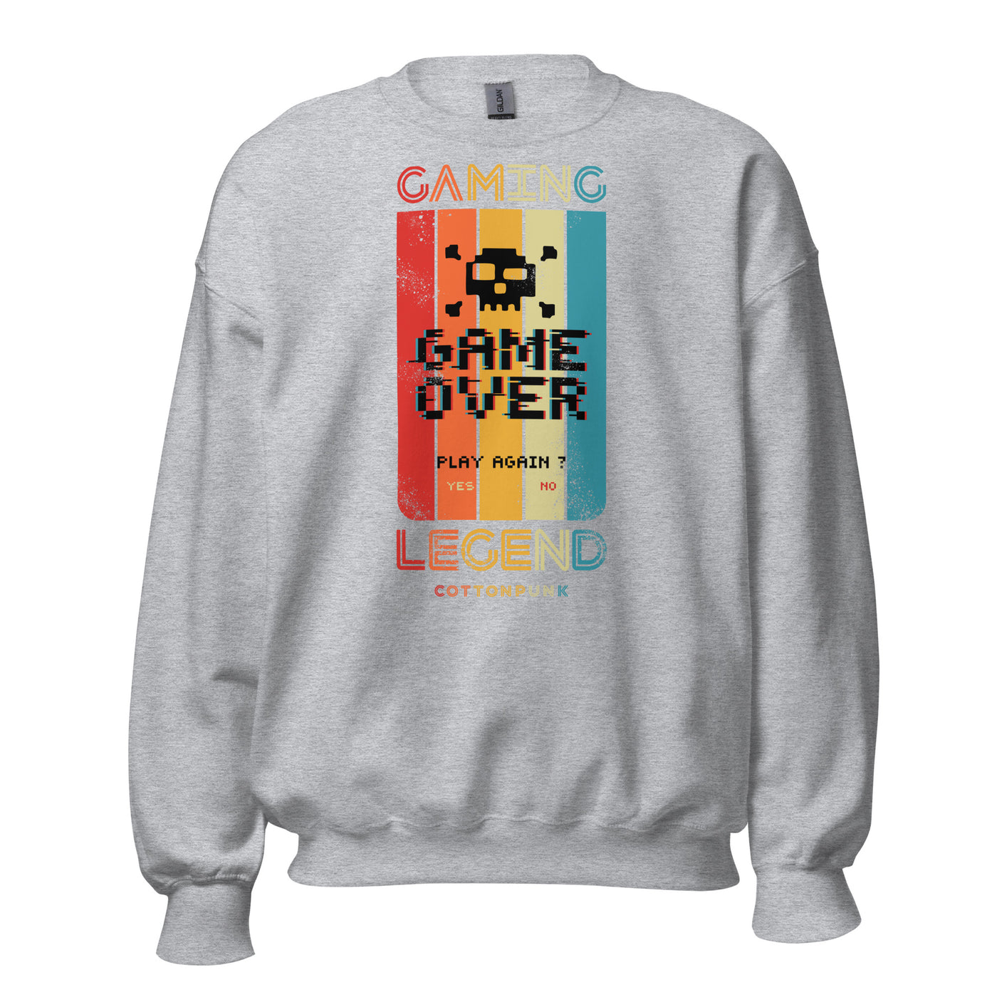 GAMING LEGEND - Mens Sweatshirt - FRONT PRINT