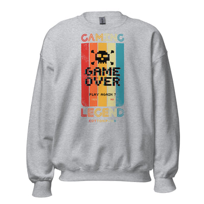 GAMING LEGEND - Mens Sweatshirt - FRONT PRINT