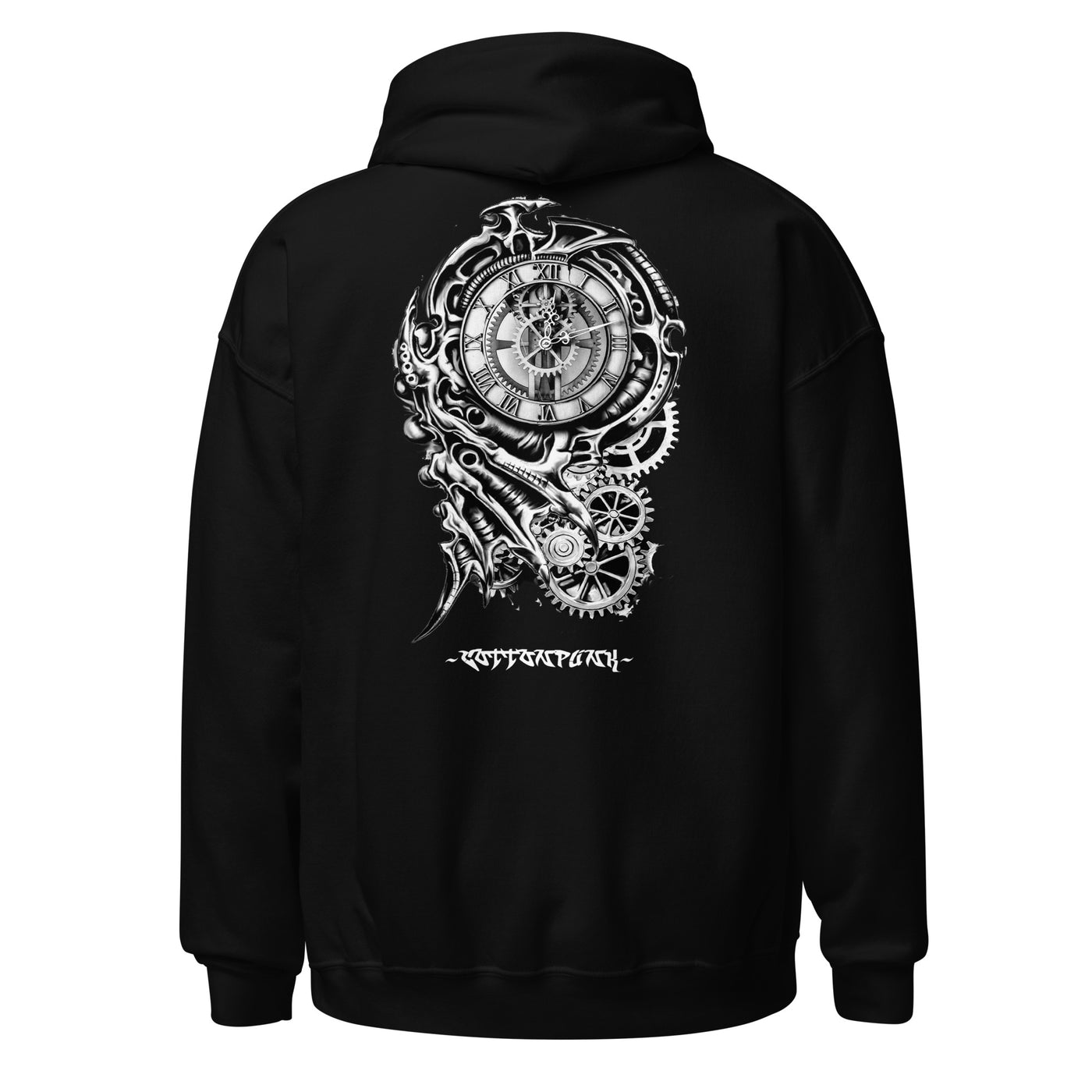 TIME KILLA 2 - Mens Pocket Hoodie - BACK PRINT