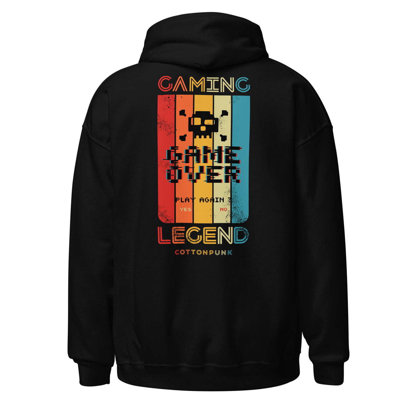 GAMING LEGEND - Mens Pocket Hoodie - BACK PRINT