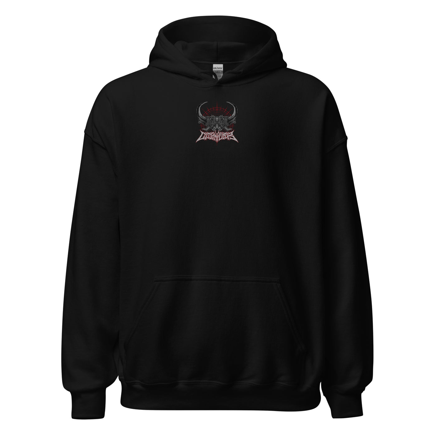 BLACK MAGIC - Mens Pocket Hoodie - BACK PRINT