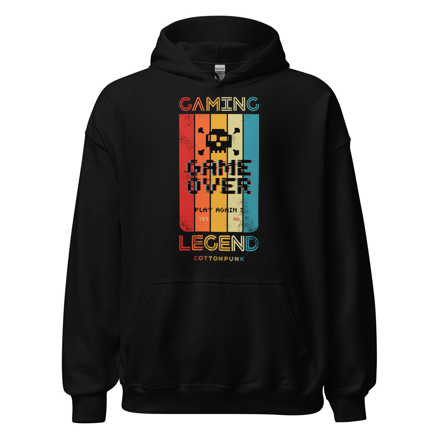 GAMING LEGEND - Mens Pocket Hoodie - FRONT PRINT