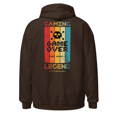 GAMING LEGEND - Mens Pocket Hoodie - BACK PRINT