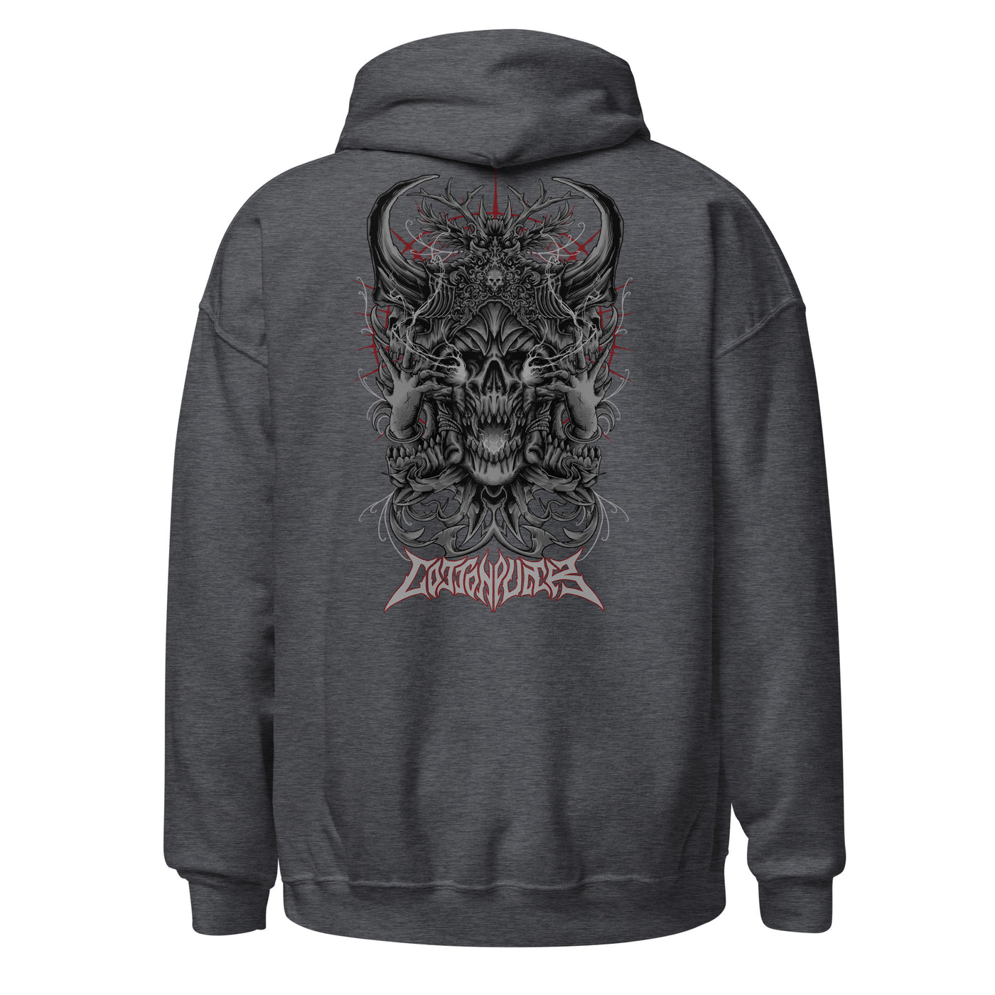 BLACK MAGIC - Mens Pocket Hoodie - BACK PRINT