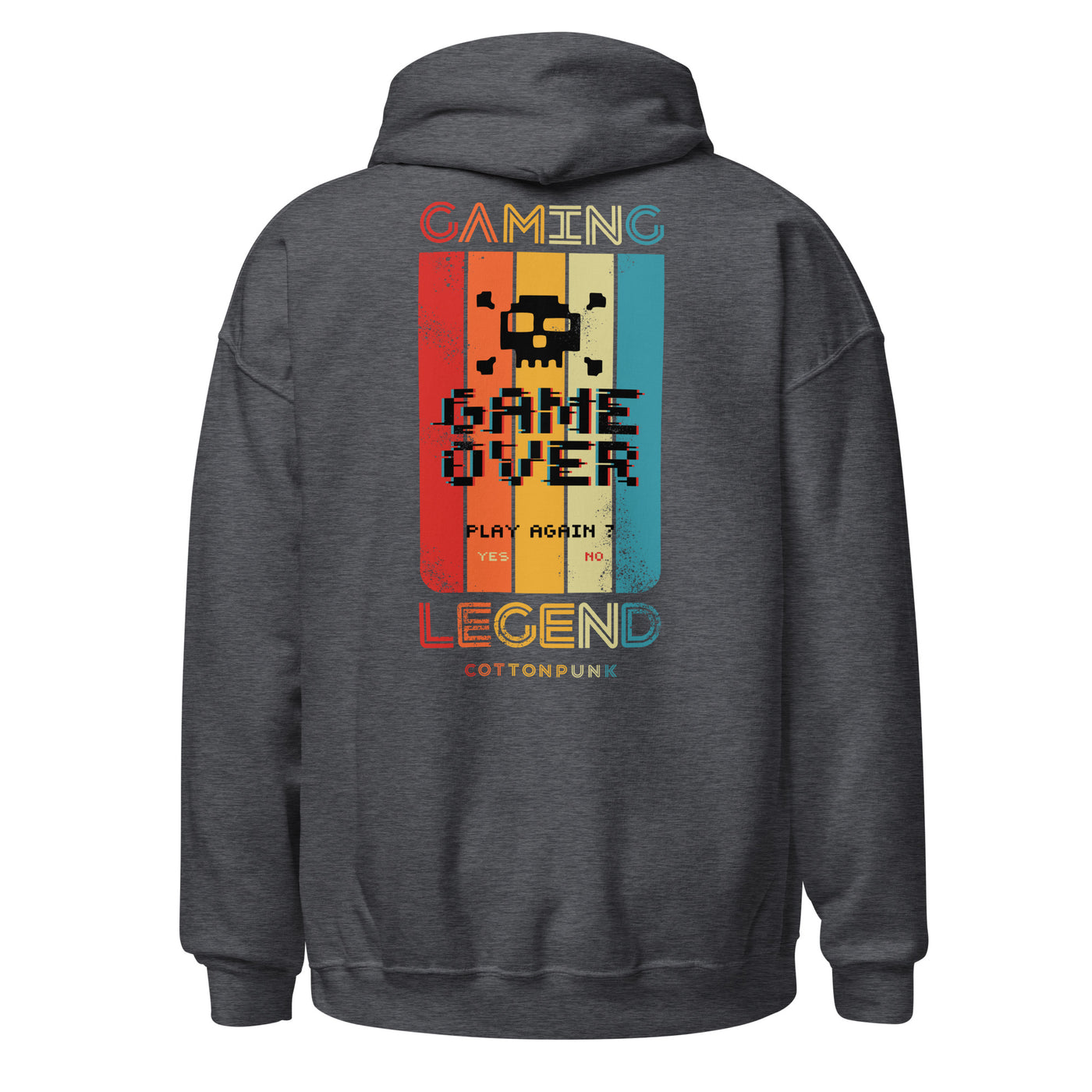 GAMING LEGEND - Mens Pocket Hoodie - BACK PRINT