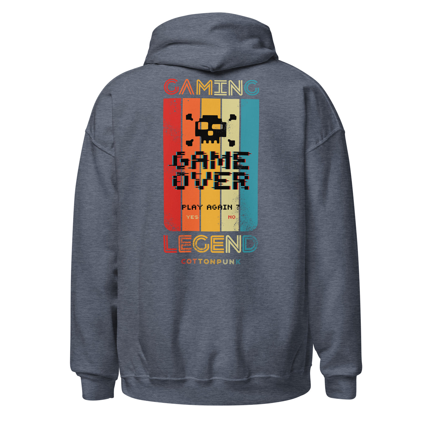 GAMING LEGEND - Mens Pocket Hoodie - BACK PRINT