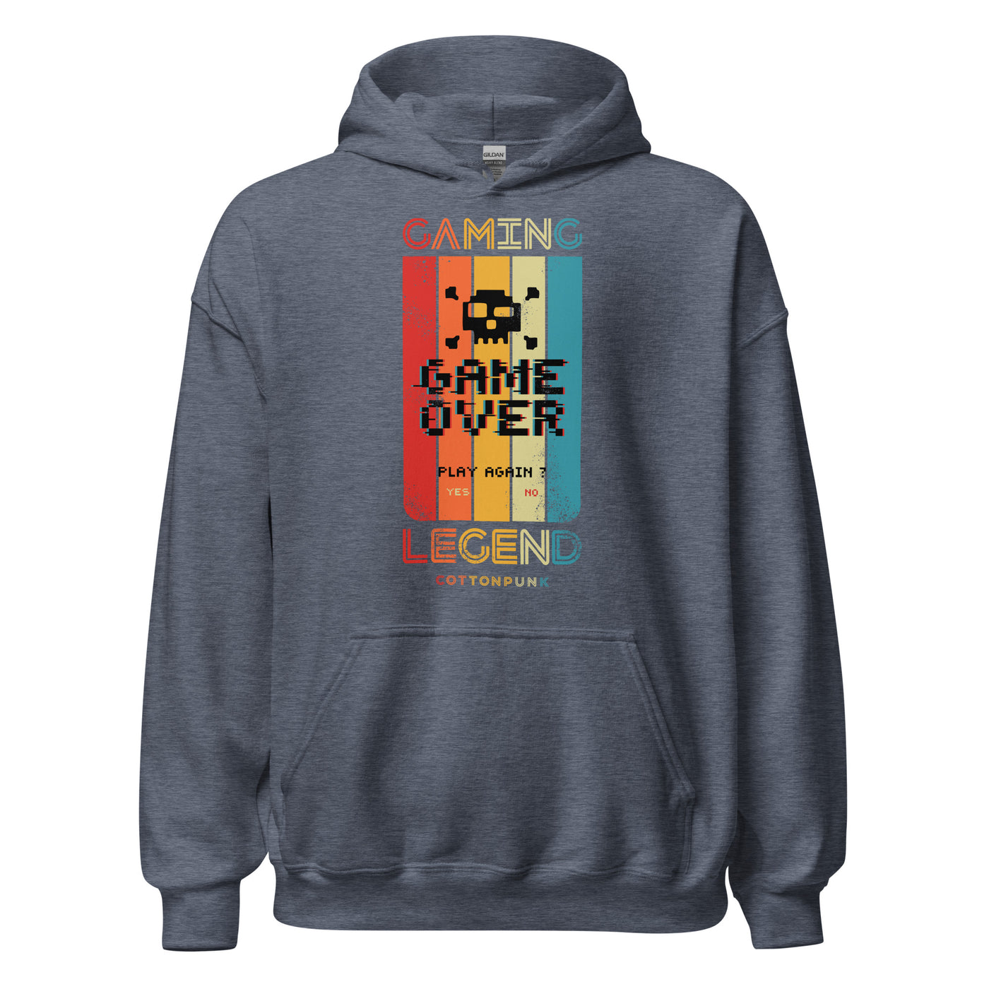 GAMING LEGEND - Mens Pocket Hoodie - FRONT PRINT