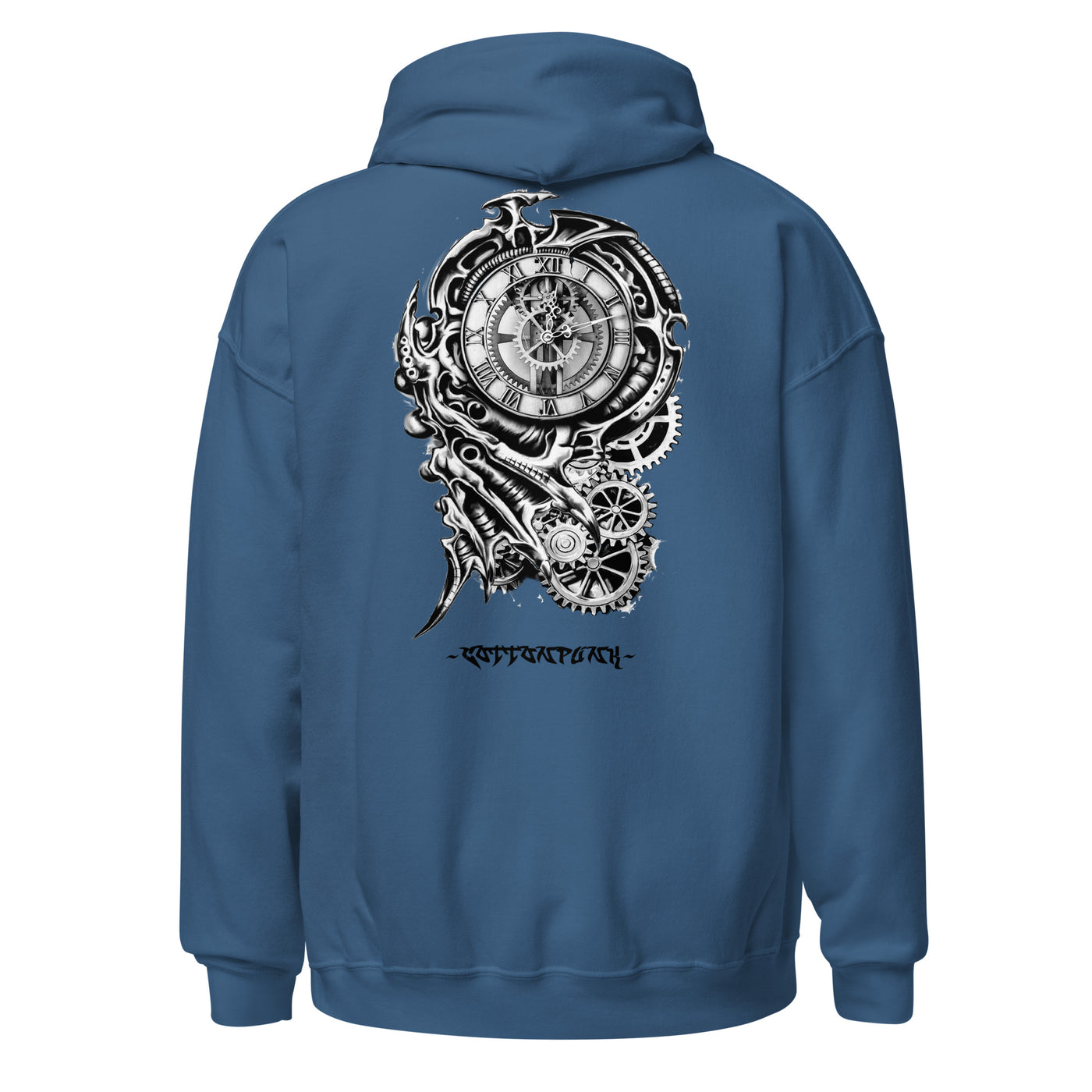 TIME KILLA 2 - Mens Pocket Hoodie - BACK PRINT