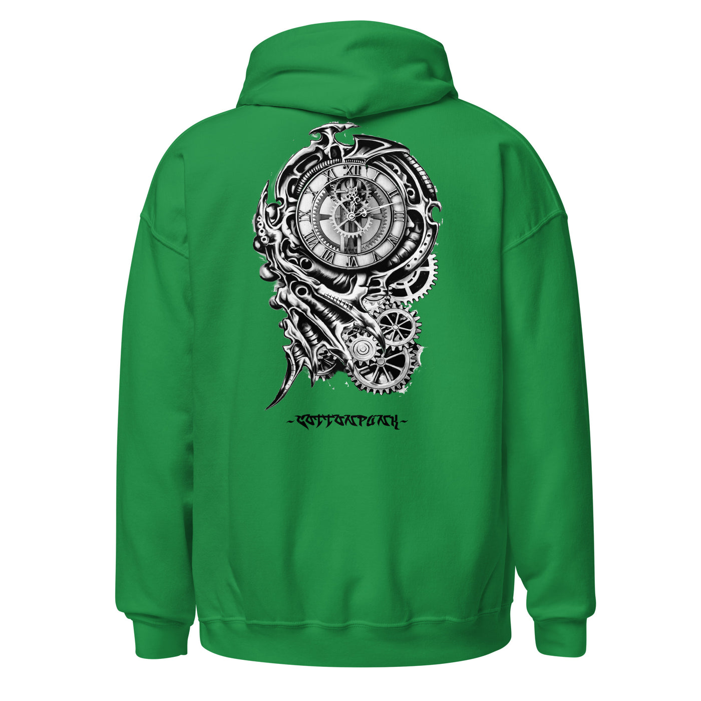 TIME KILLA 2 - Mens Pocket Hoodie - BACK PRINT