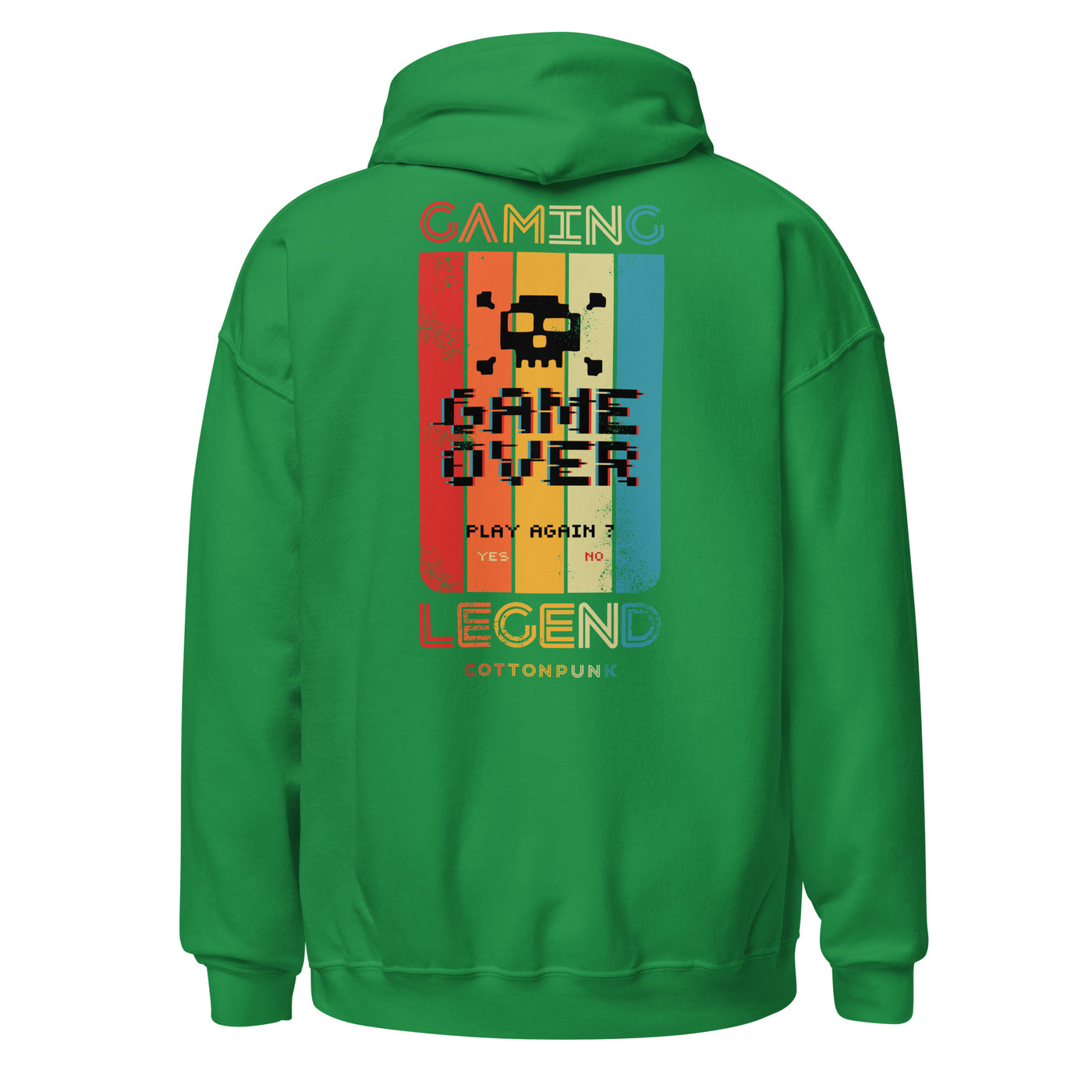 GAMING LEGEND - Mens Pocket Hoodie - BACK PRINT