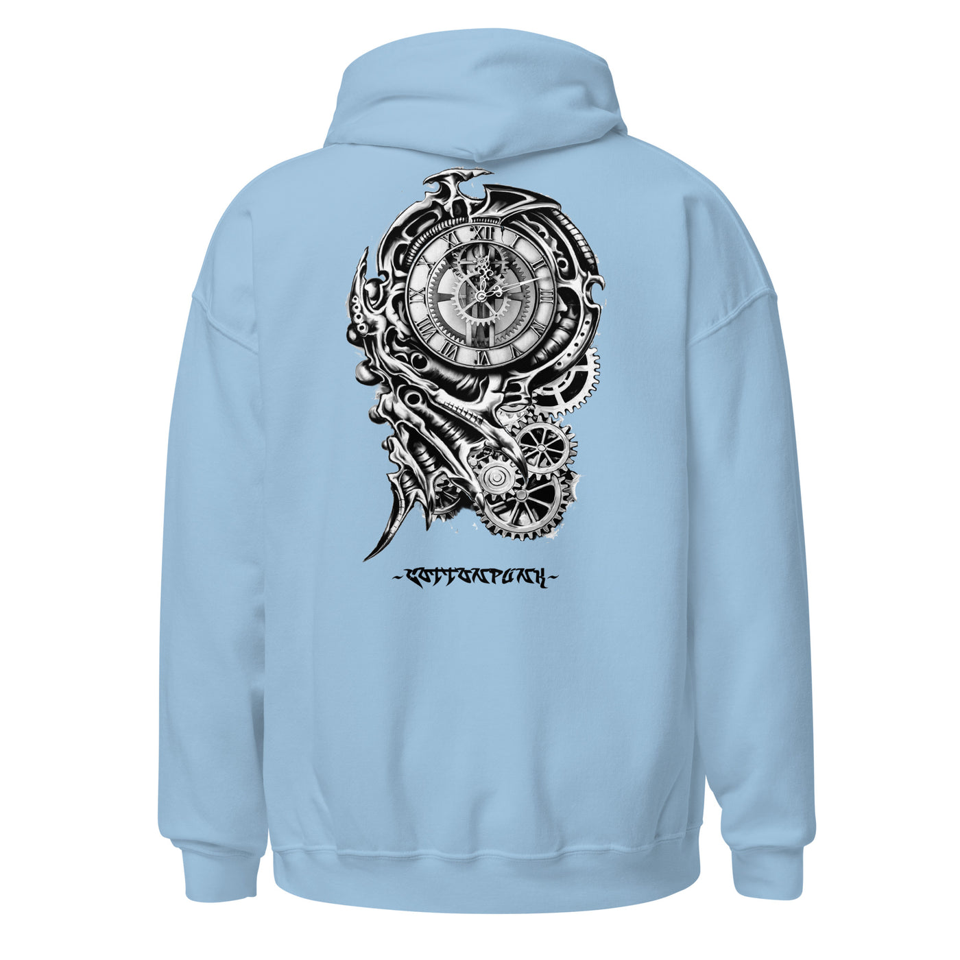 TIME KILLA 2 - Mens Pocket Hoodie - BACK PRINT