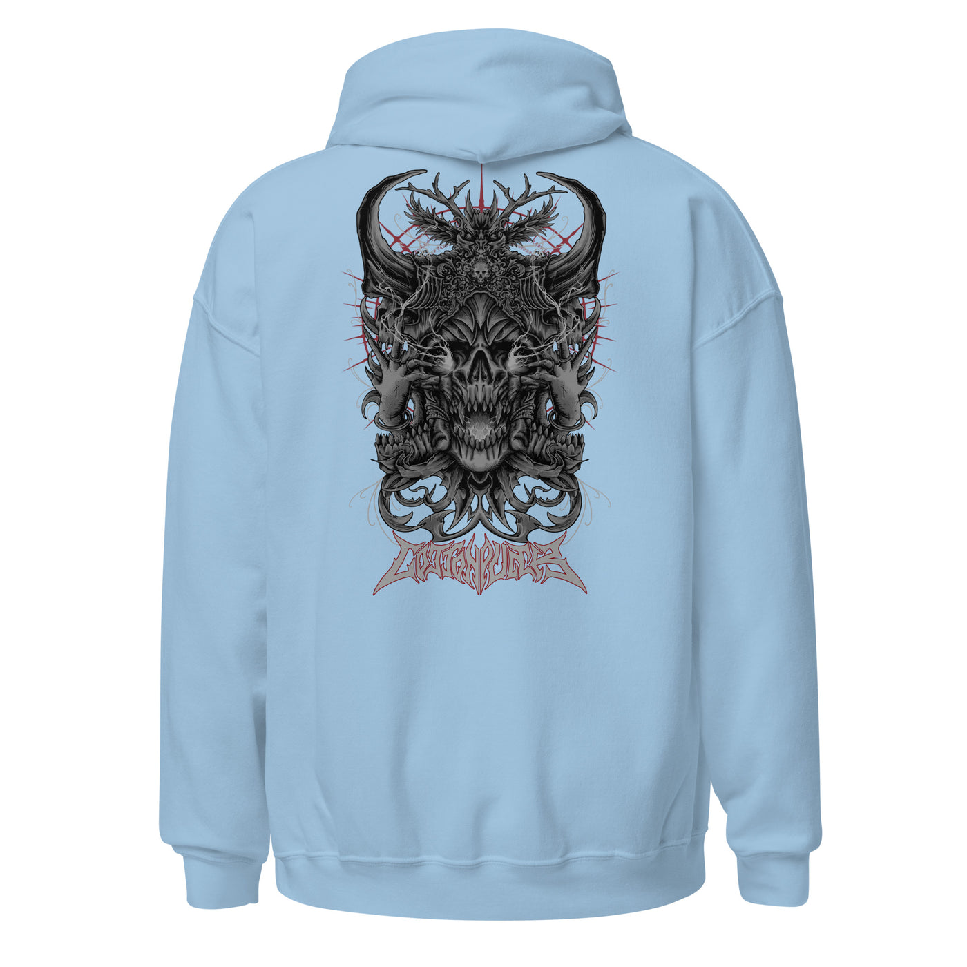 BLACK MAGIC - Mens Pocket Hoodie - BACK PRINT