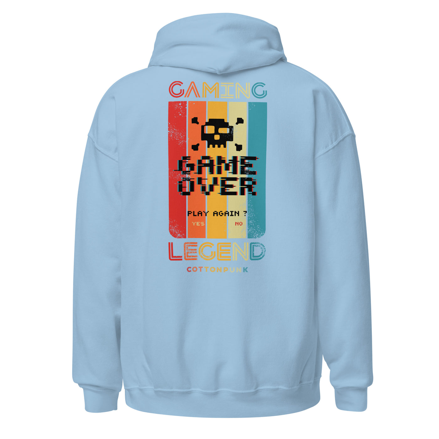 GAMING LEGEND - Mens Pocket Hoodie - BACK PRINT