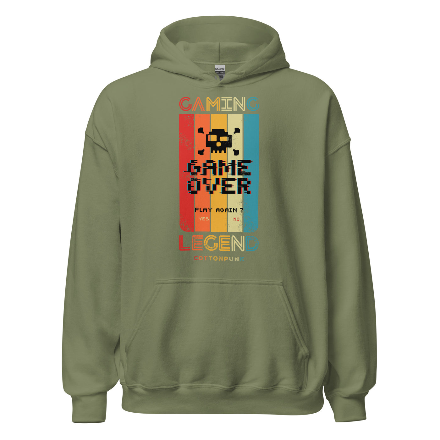 GAMING LEGEND - Mens Pocket Hoodie - FRONT PRINT