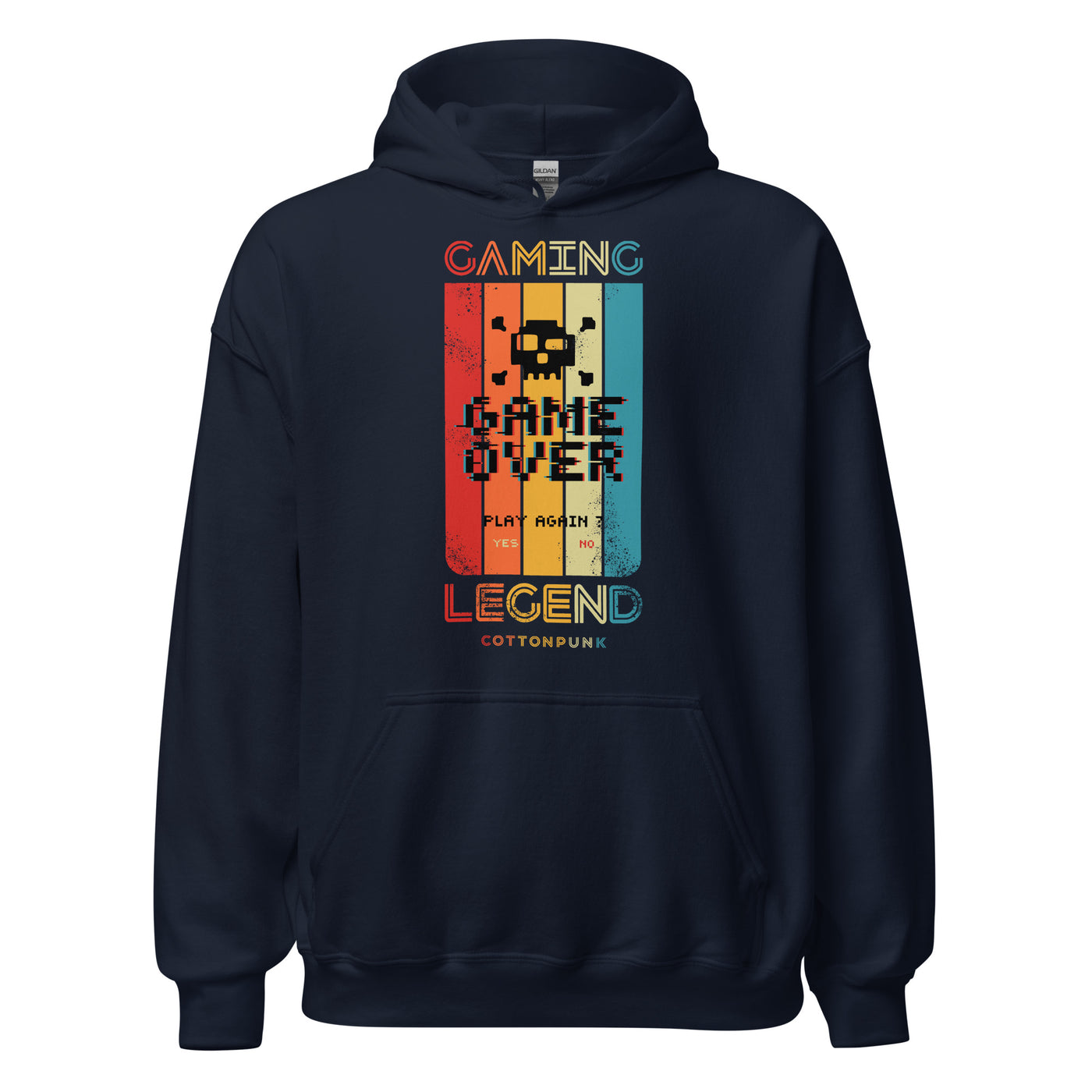 GAMING LEGEND - Mens Pocket Hoodie - FRONT PRINT