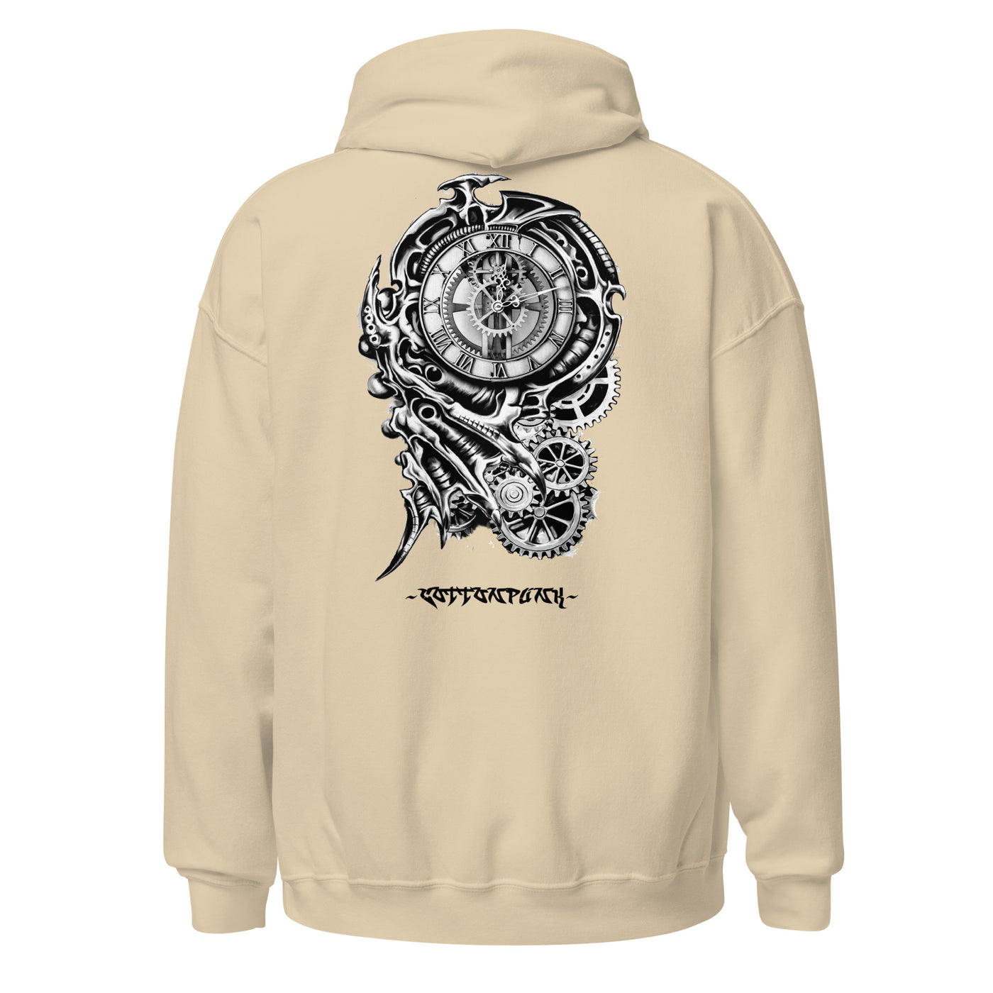 TIME KILLA 2 - Mens Pocket Hoodie - BACK PRINT