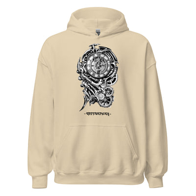 TIME KILLA 2 - Mens Pocket Hoodie - FRONT PRINT