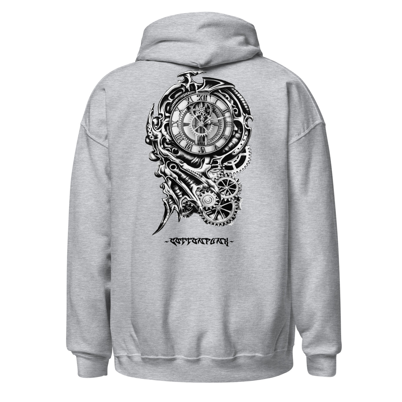 TIME KILLA 2 - Mens Pocket Hoodie - BACK PRINT