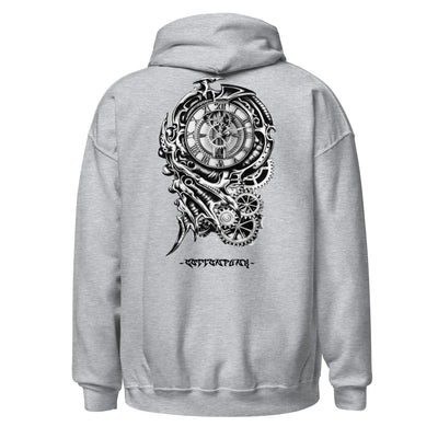 TIME KILLA 2 - Mens Pocket Hoodie - BACK PRINT