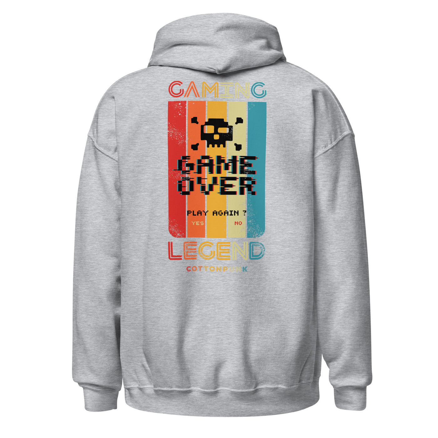 GAMING LEGEND - Mens Pocket Hoodie - BACK PRINT