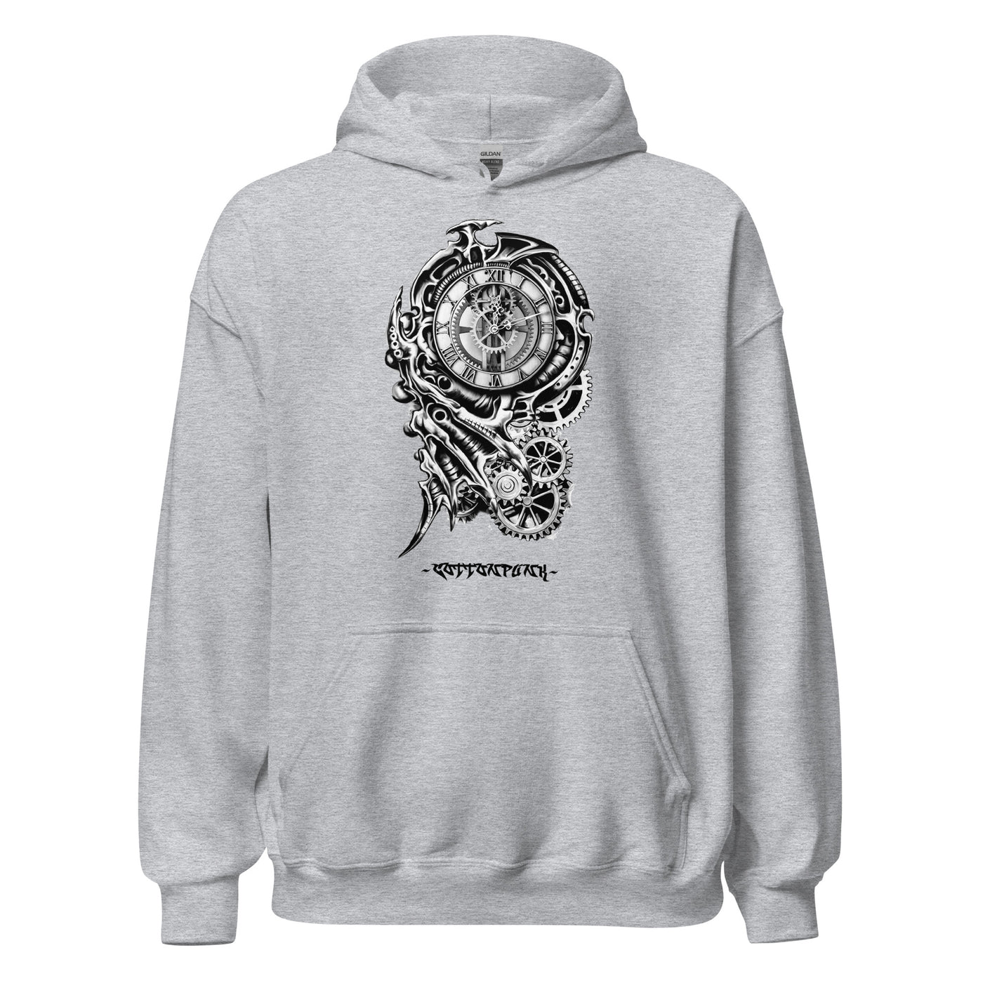 TIME KILLA 2 - Mens Pocket Hoodie - FRONT PRINT