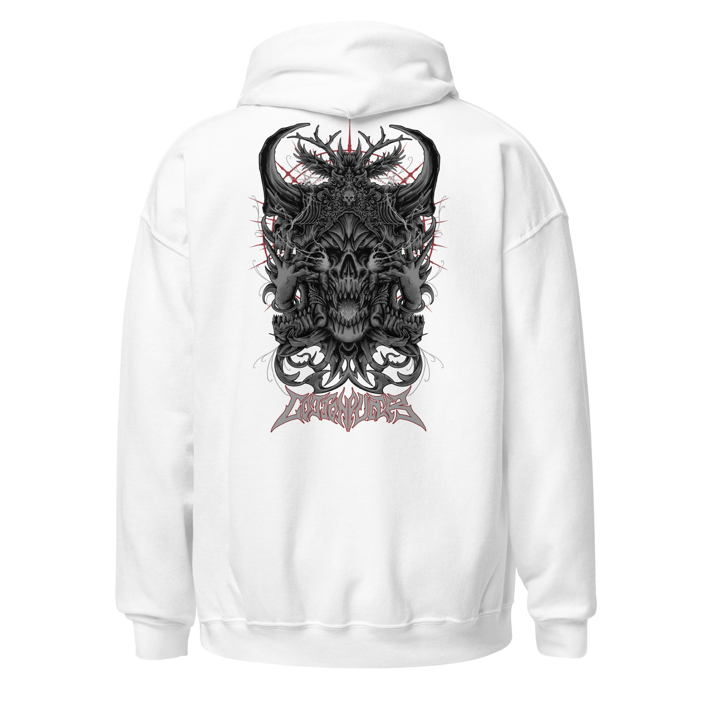 BLACK MAGIC - Mens Pocket Hoodie - BACK PRINT