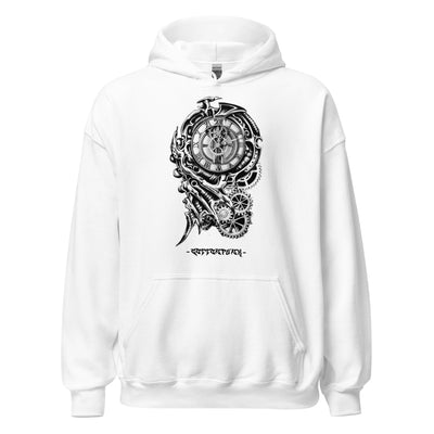 TIME KILLA 2 - Mens Pocket Hoodie - FRONT PRINT