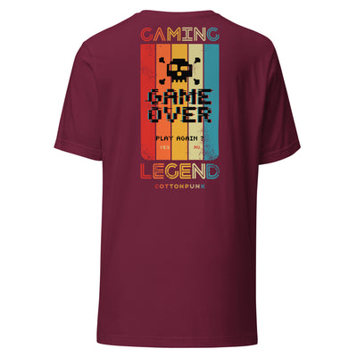 GAMING LEGEND - Mens T-Shirt - BACK PRINT